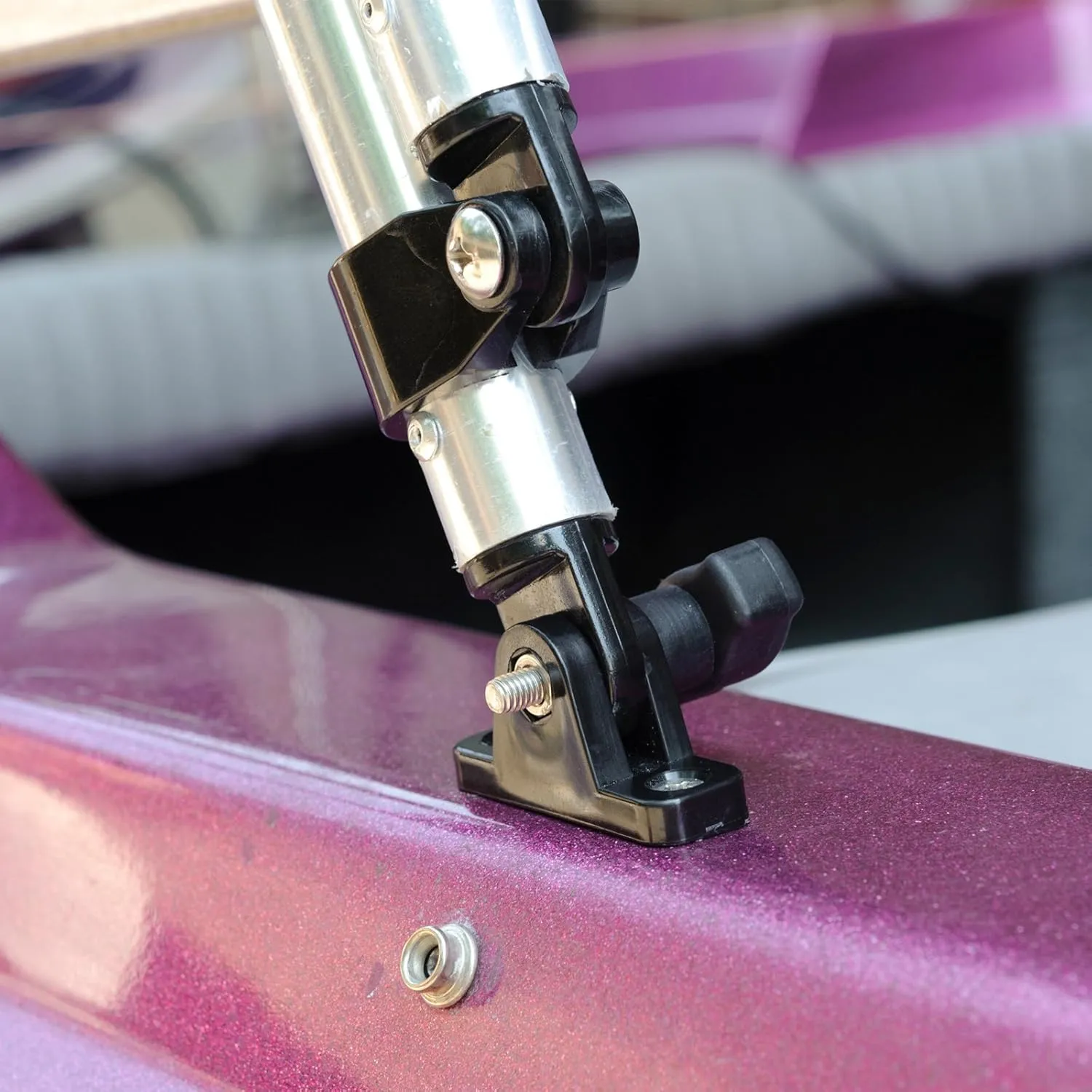 Budge 3 Bow Bimini Top Kit (Width 67” - 79”) (Height 44”) (Length 71”), Multiple Colors