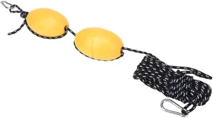 Buoy Floating Ball, Kayak Buoy Kit Fine Workmanship Nylon Cord EVA Foam for Fishing Anchors System(Double Ball White and Black Rope Set)