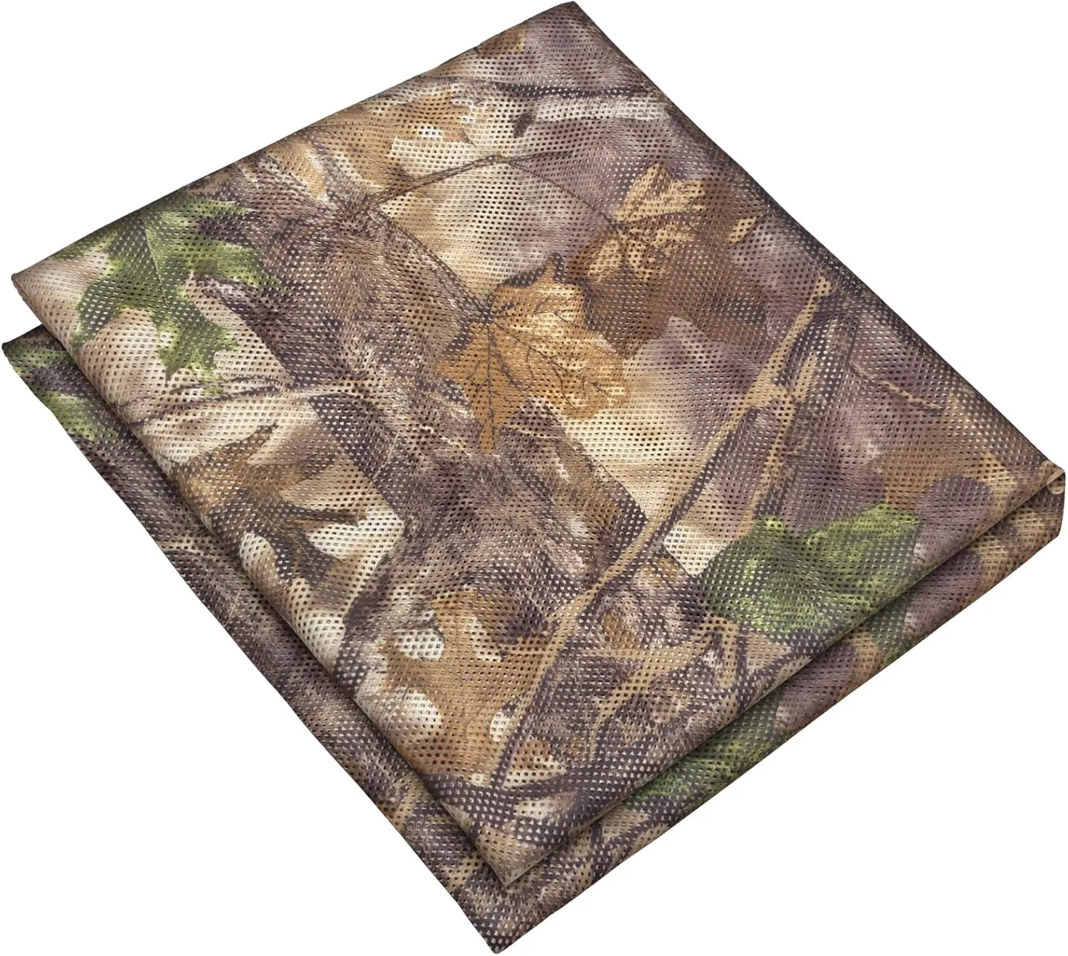 Camo Netting Camouflage Netting, Quiet Camo Mesh Netting Clear View Camo Hunting Blind for Concealment, Tree Stand, Hunting, Sunshade, Decoration, Shooting, Car Cover