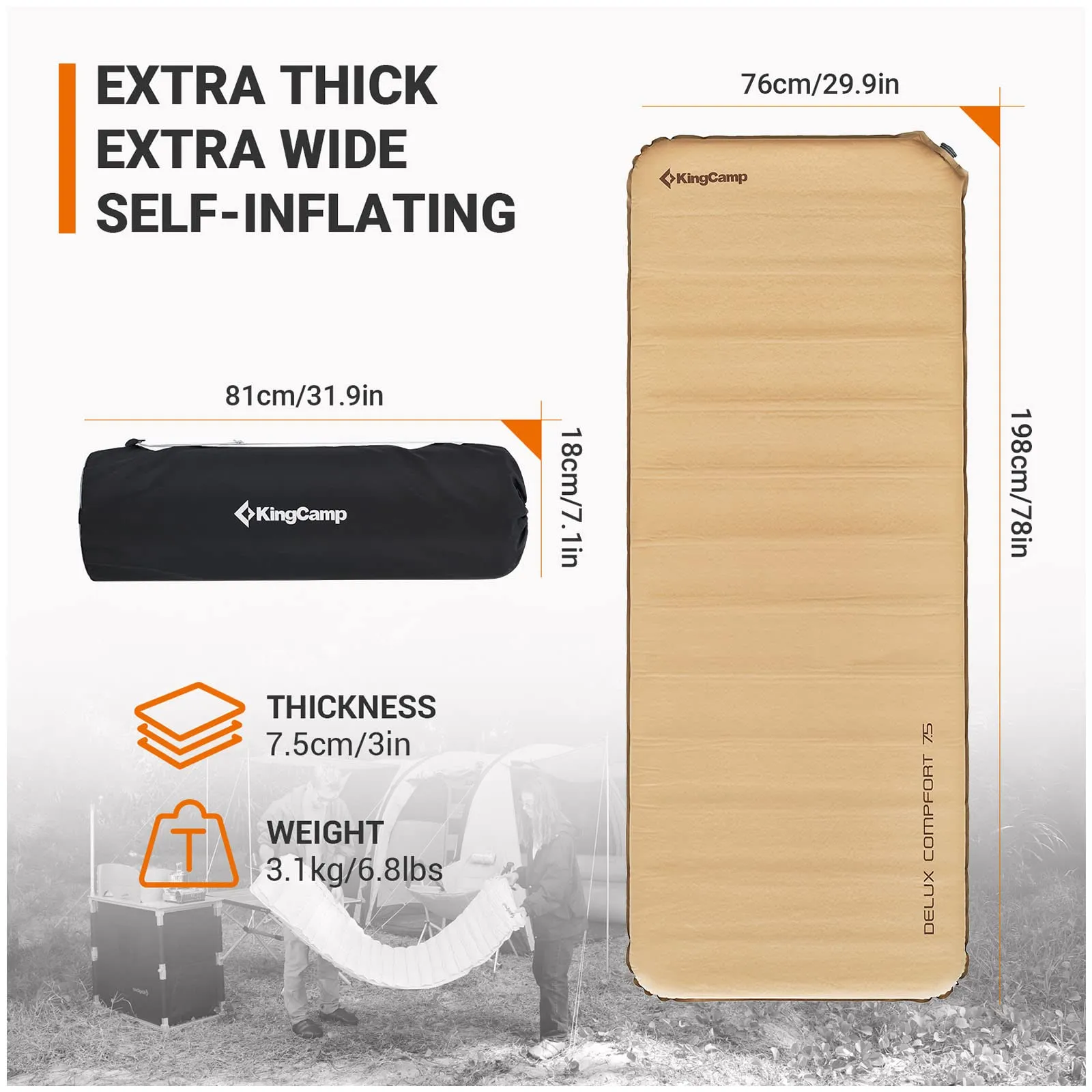 Camp Bliss Mattress & Pad Set