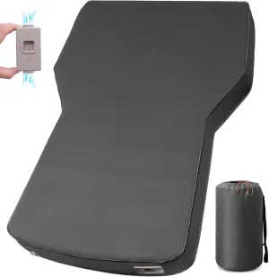 Camping Air Mattress for Tesla Model Y with Built-in Electric Air Pump, 3.93“ Extra Thick Foam Self Inflating Sleeping Pad for Camping, Fast Inflate & Deflate, 9.5 R-Value Car Camping Pads Bed