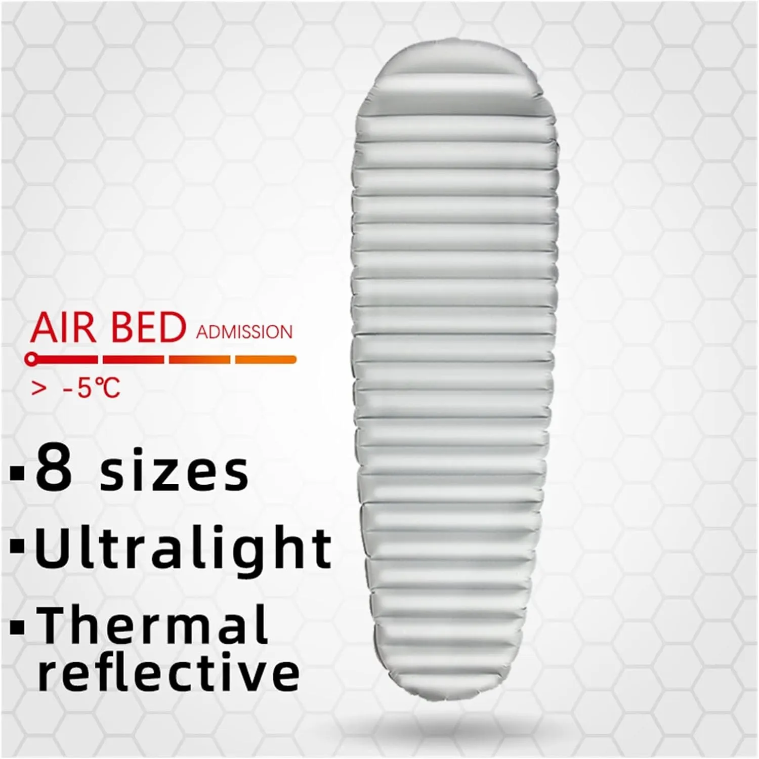 Camping Sleeping Pad Mat Ultralight Inflatable Mattress in Tent Folding Bed Portable Trave (6)