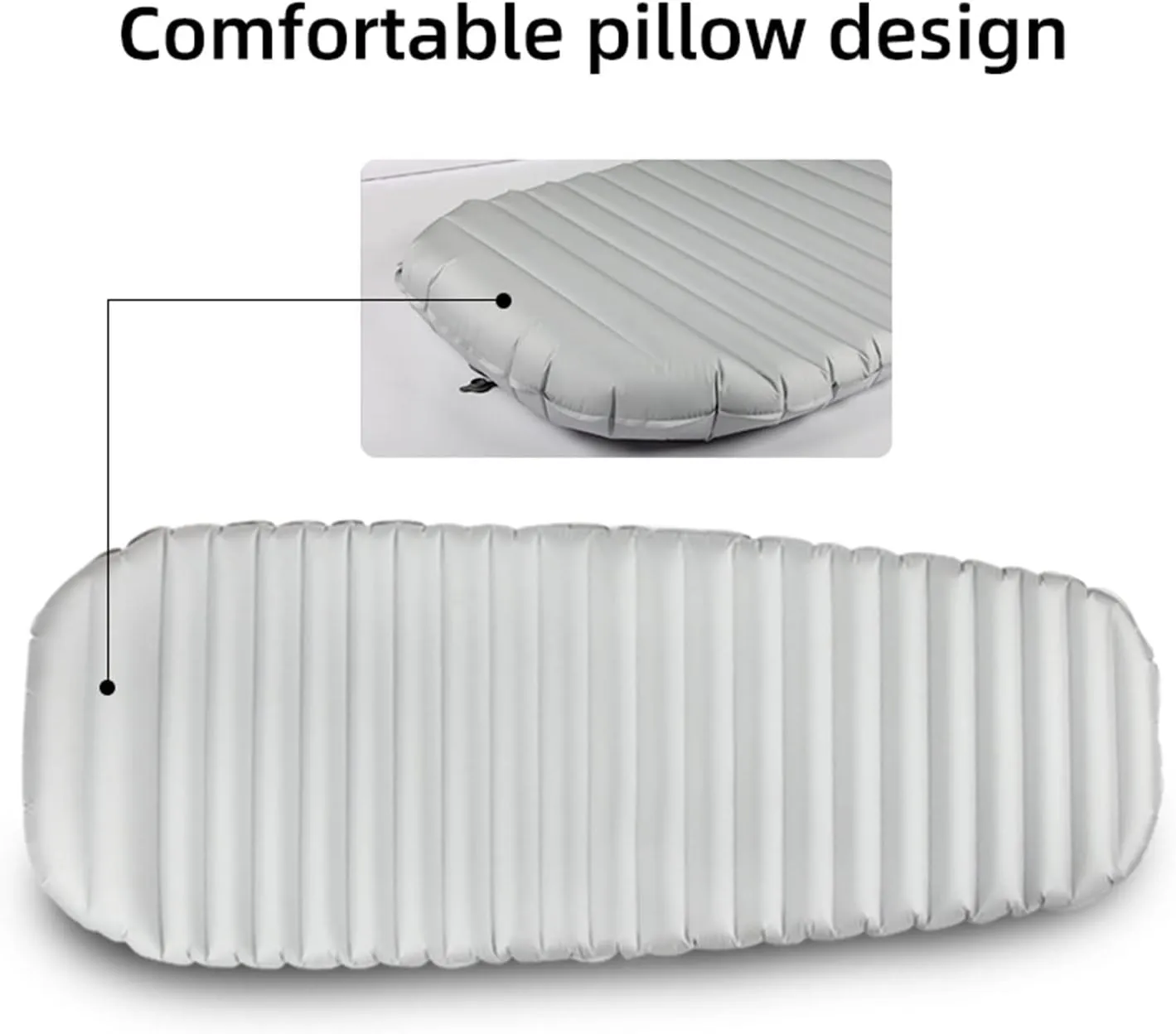 Camping Sleeping Pad Mat Ultralight Inflatable Mattress in Tent Folding Bed Portable Trave (6)