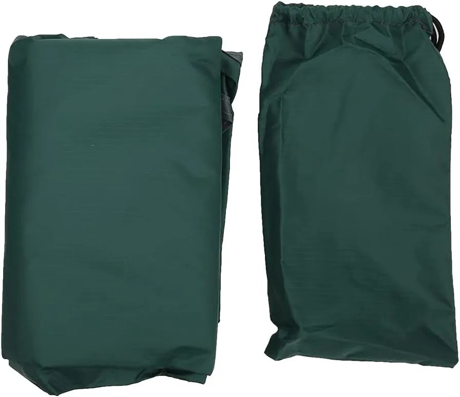 Camping Tent Canopy, 210T Polyester Fabric Outdoor Waterproof Sun Proof Camping Ground Mat Tent Hammock Awning