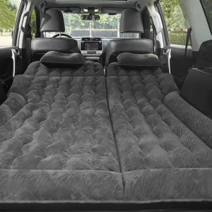 Car Air Mattress for Audi Q5 II FY 2016 2017 2018 2019 2020 2021 2022 2023 2024, Car Mattress Inflatable Bed Portable Foldable with Pillow Camping Travel Car Accessories,Black