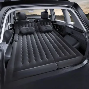 Car Air Mattress for Cadillac Escalade (7Seats) 2021 2022 2023,Flocking & PVC Thickened Double-Sided Portable Foldable Sleeping Pad Back Seat Trunk Inflatable Electric Pump Pillows,B