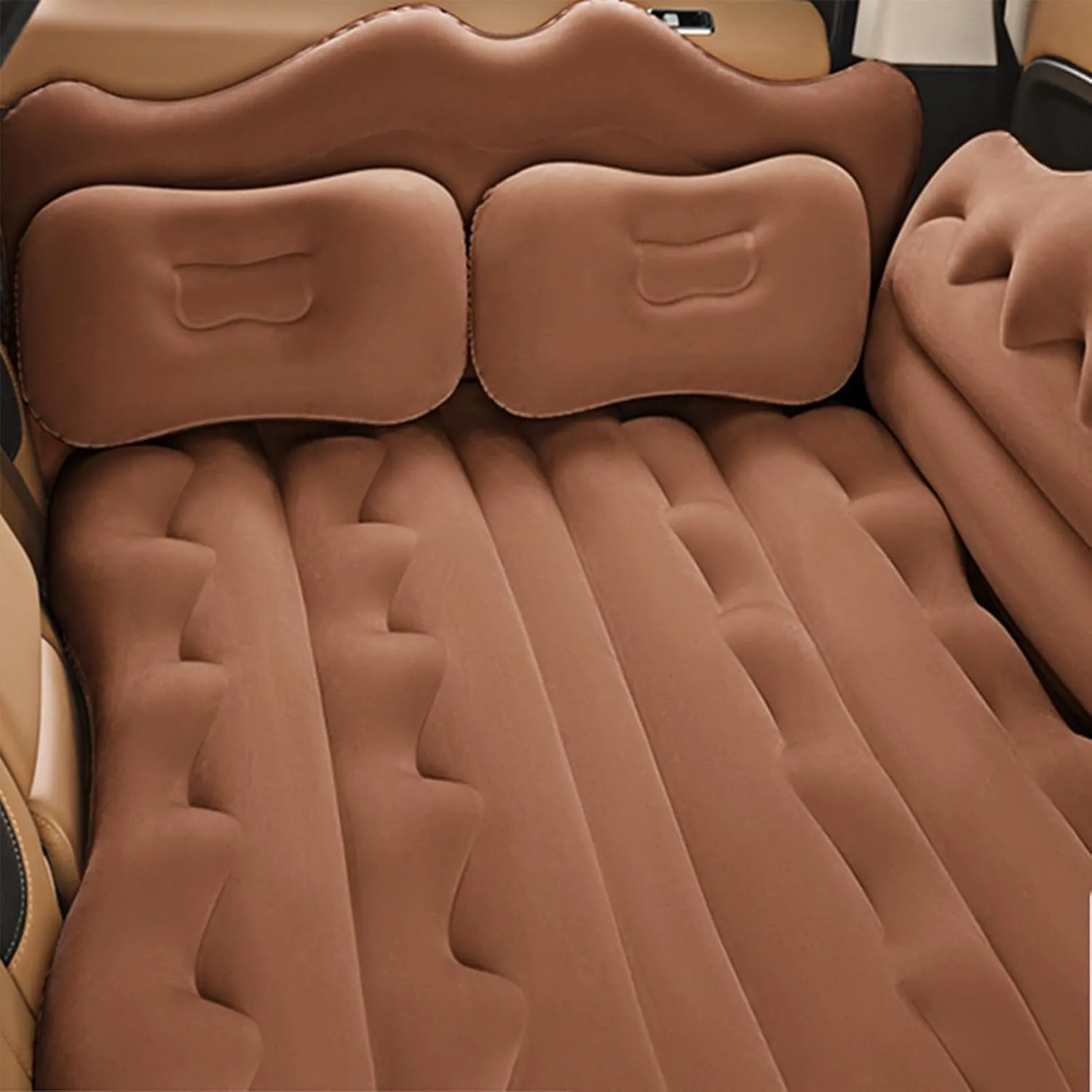 Car Air Mattress for Seat Ibiza 2017 2018 2019 2020 2021 2022 2023 2024 Thickened Durable Car Camping Air Mattress Bed with Air Pump Inflatable Sleeping Mat,D