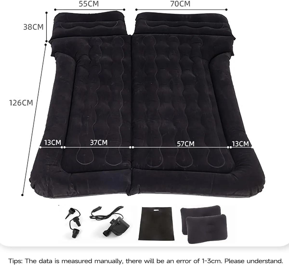 Car Air Mattress for Volvo EX30 2023 2024 2025 Back Seat Inflatable Bed Camping Trunk Airbed Sleeping Bed Traveling Foldable Boot Mattress Outdoor,Grey01-A