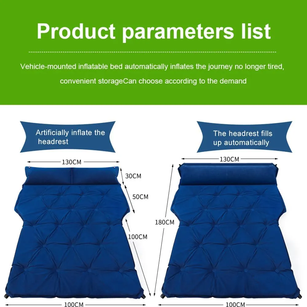 Car Air Mattresses for Benz GL-Class, Portable Bed Cushion Bedding Camping Hiking Inflatable Pillow Multifunctional Accessories Outdoor,E