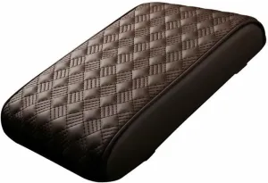 Car Armrest Cushion for Kicks 2018-2025, Leather Car Center Console Cover Box Pad Memory Foam Arm Rest Mat Accessories, B/Grey