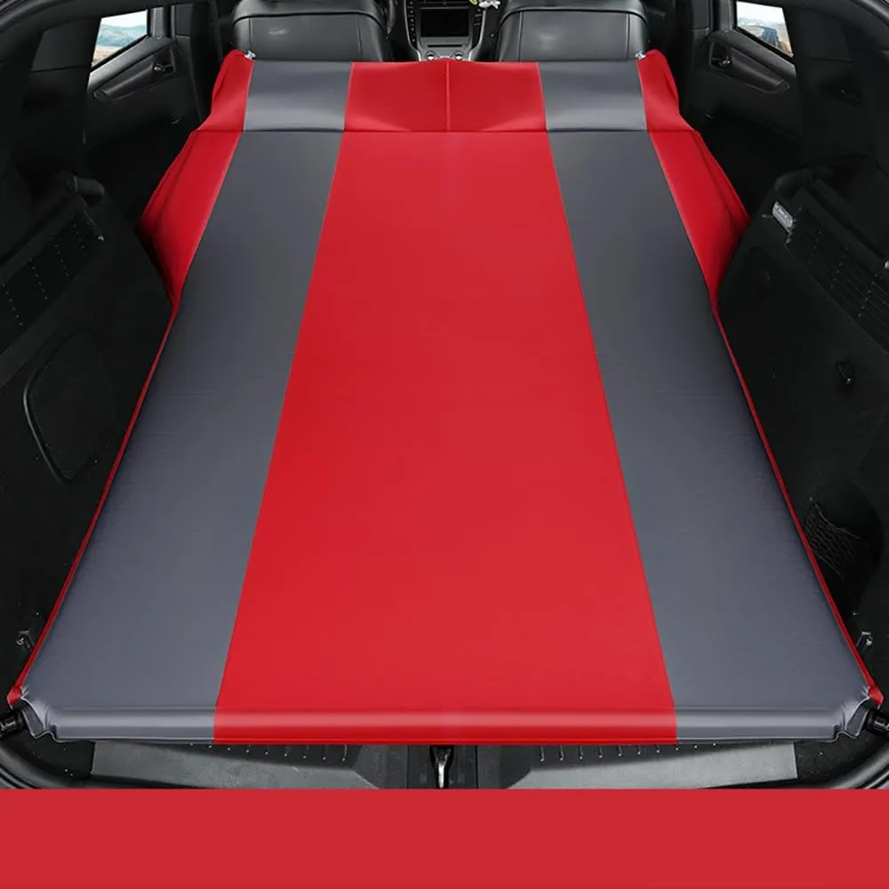 Car Automatic Inflatable Bed for Toyota RAV4 2019 2020 2021 2022 2023, Portable Movable Thickened Trunk Sleeping Bed Outdoor Camping Hiking Air Mattress,Red