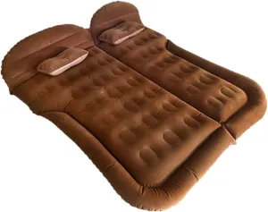 Car Inflatable Air Mattress for BMW iX5 Hydrogen Portable Boot Air Mattress Cushion Outdoor Travel Camping Sleeping Gear Accessories,Brown