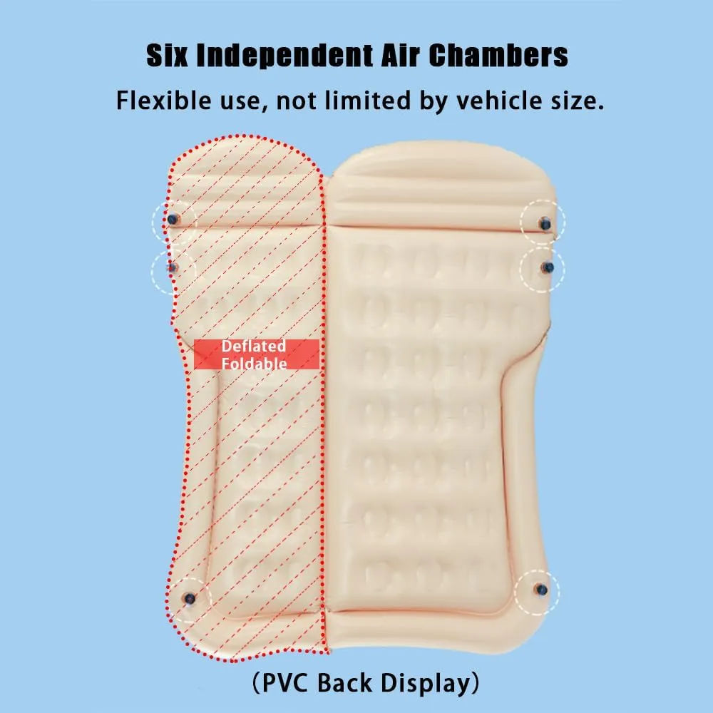 Car Inflatable Air Mattress for Suzuki SX4 2007 2008 2009 2010 2011 2012 2013 2014 2015 2016 2017 2018 Portable Boot Air Mattress Cushion Outdoor Travel Camping Sleeping Gear Accessories