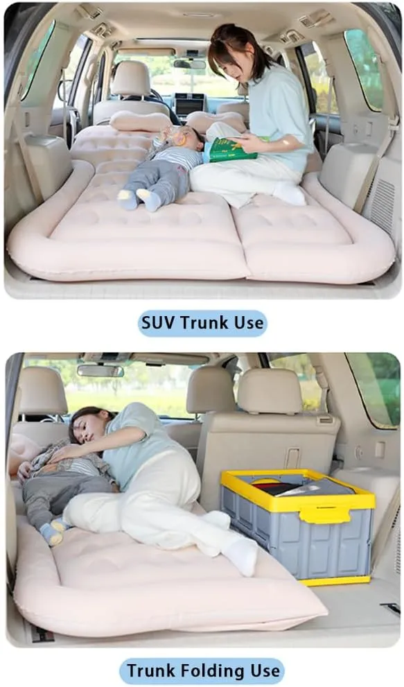 Car Inflatable Air Mattress for Suzuki SX4 2007 2008 2009 2010 2011 2012 2013 2014 2015 2016 2017 2018 Portable Boot Air Mattress Cushion Outdoor Travel Camping Sleeping Gear Accessories