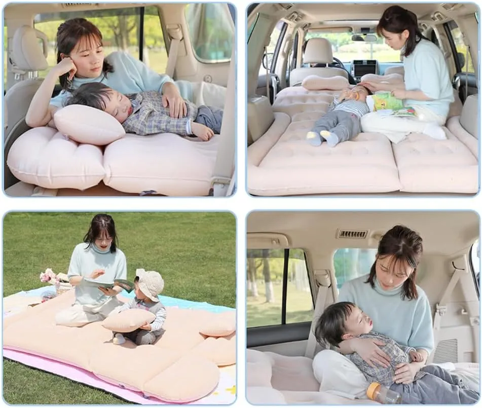Car Inflatable Air Mattress for Suzuki SX4 2007 2008 2009 2010 2011 2012 2013 2014 2015 2016 2017 2018 Portable Boot Air Mattress Cushion Outdoor Travel Camping Sleeping Gear Accessories
