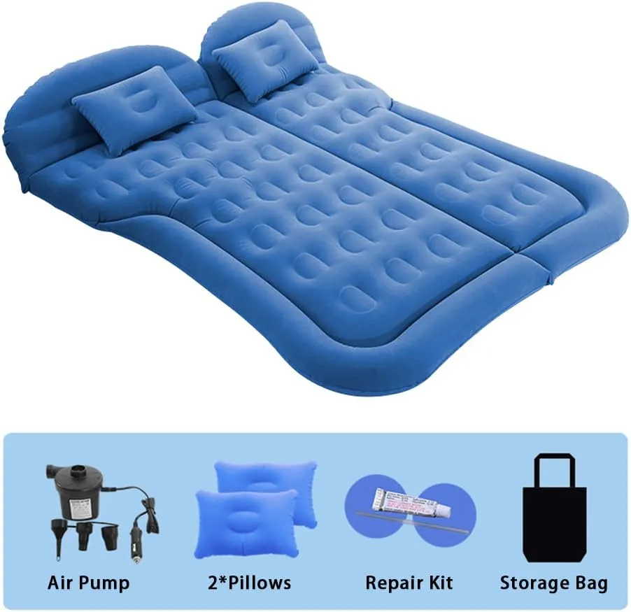 Car Inflatable Air Mattress for Suzuki SX4 2007 2008 2009 2010 2011 2012 2013 2014 2015 2016 2017 2018 Portable Boot Air Mattress Cushion Outdoor Travel Camping Sleeping Gear Accessories