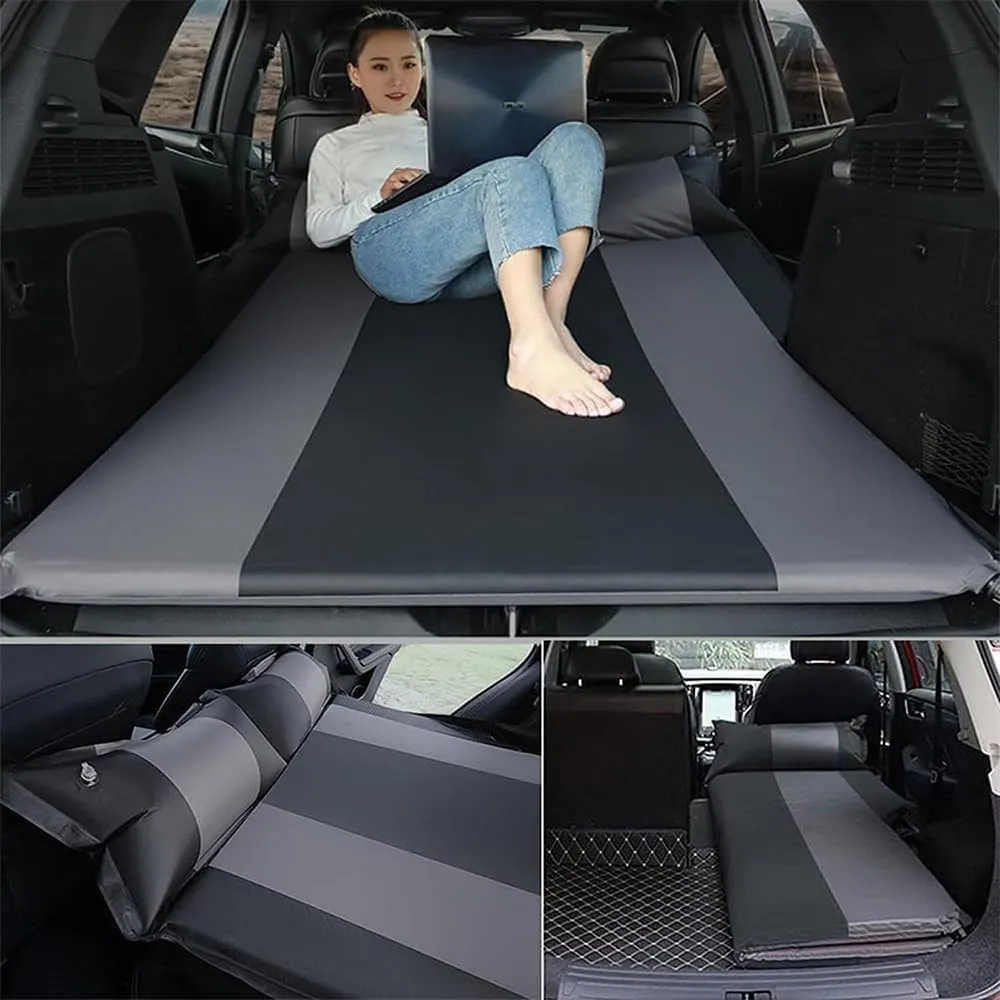 Car Inflatable Mattress for Express GMC Savana 1500/2500/3500 2015-2021 2022 2023 Self Inflating Sleeping Pad Thickened Air Bed Cushion Camping Travel Mattress Multifunctional,Green