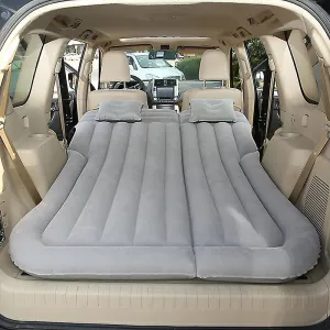 Car Inflatable Mattress for Hyundai Kona 2024 Rear Trunk Air Cushion Camping Travel Folding Self Inflating Sleeping Pad Back Seat Air Mattresses,Grey1