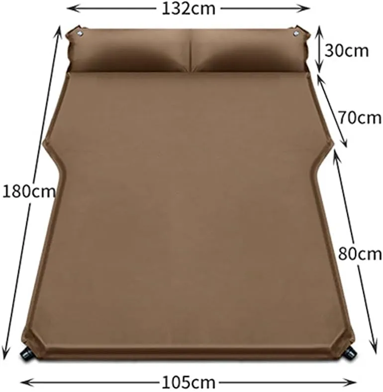 Car Inflatable Mattress for Jeep Renegade 2015 2016 2017 2018 2019 2020 2021 Portable Air Sleeping Bed with Pillow Camping Travel Cot Inflatable Trunk Sleeping Pad,Black