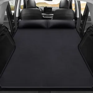 Car Inflatable Mattress for Jeep Renegade 2015 2016 2017 2018 2019 2020 2021 Portable Air Sleeping Bed with Pillow Camping Travel Cot Inflatable Trunk Sleeping Pad,Black