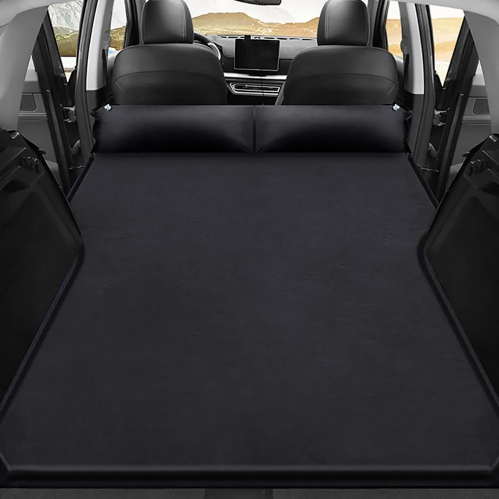 Car Inflatable Mattress for Jeep Renegade 2015 2016 2017 2018 2019 2020 2021 Portable Air Sleeping Bed with Pillow Camping Travel Cot Inflatable Trunk Sleeping Pad,Black