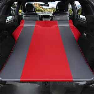 Car Inflatable Mattress for Kia Rio Sedan y Hatchback 2018 2019 2020 2021 2022 2023 2024 Self Inflating Sleeping Pad Thickened Air Bed Cushion Camping Travel Mattress Multifunctional,Red