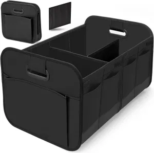 Car Trunk Organizer for Jaguar I‑PACE F‑PACE E‑PACE F‑Type XJ XF XE Large Capacity Trunk Storage Organizer Foldable Car Boot Organiser Storage Accessories,A