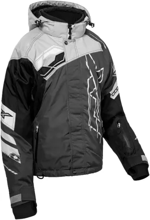 Castle X Women's Code Jacket in Silver/Black/Charcoal Size Large