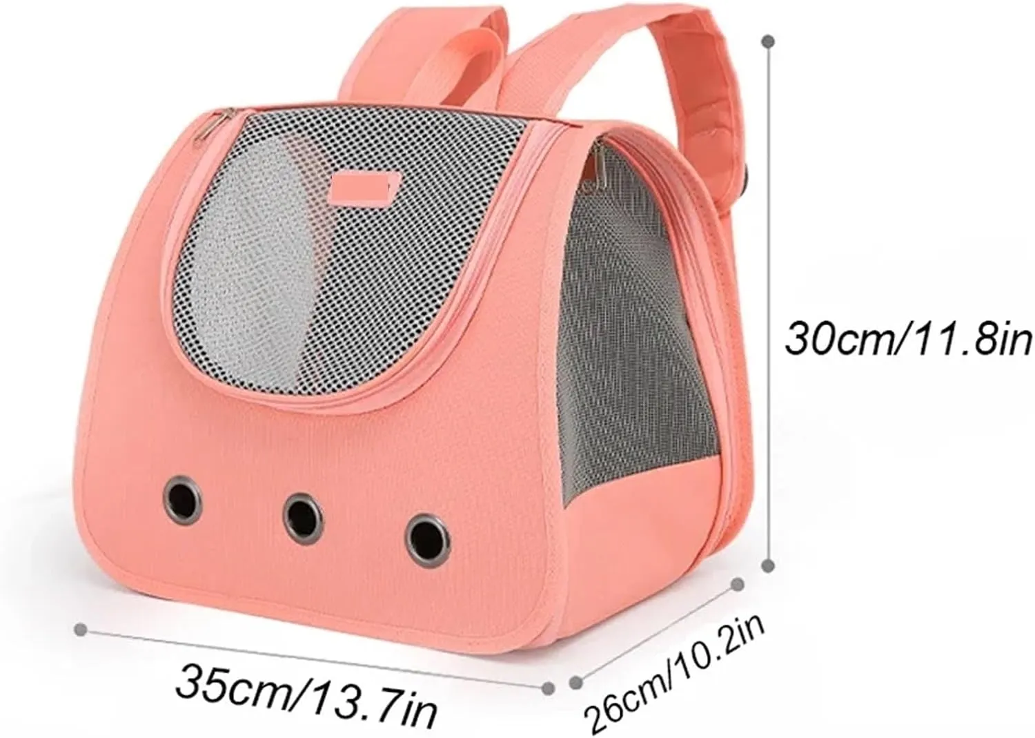 Cat Backpack Supplies Portable Breathable Double Shoulder cat Bag Foldable Puppy Backpack Fashionable and Expandable pet Bag(E)
