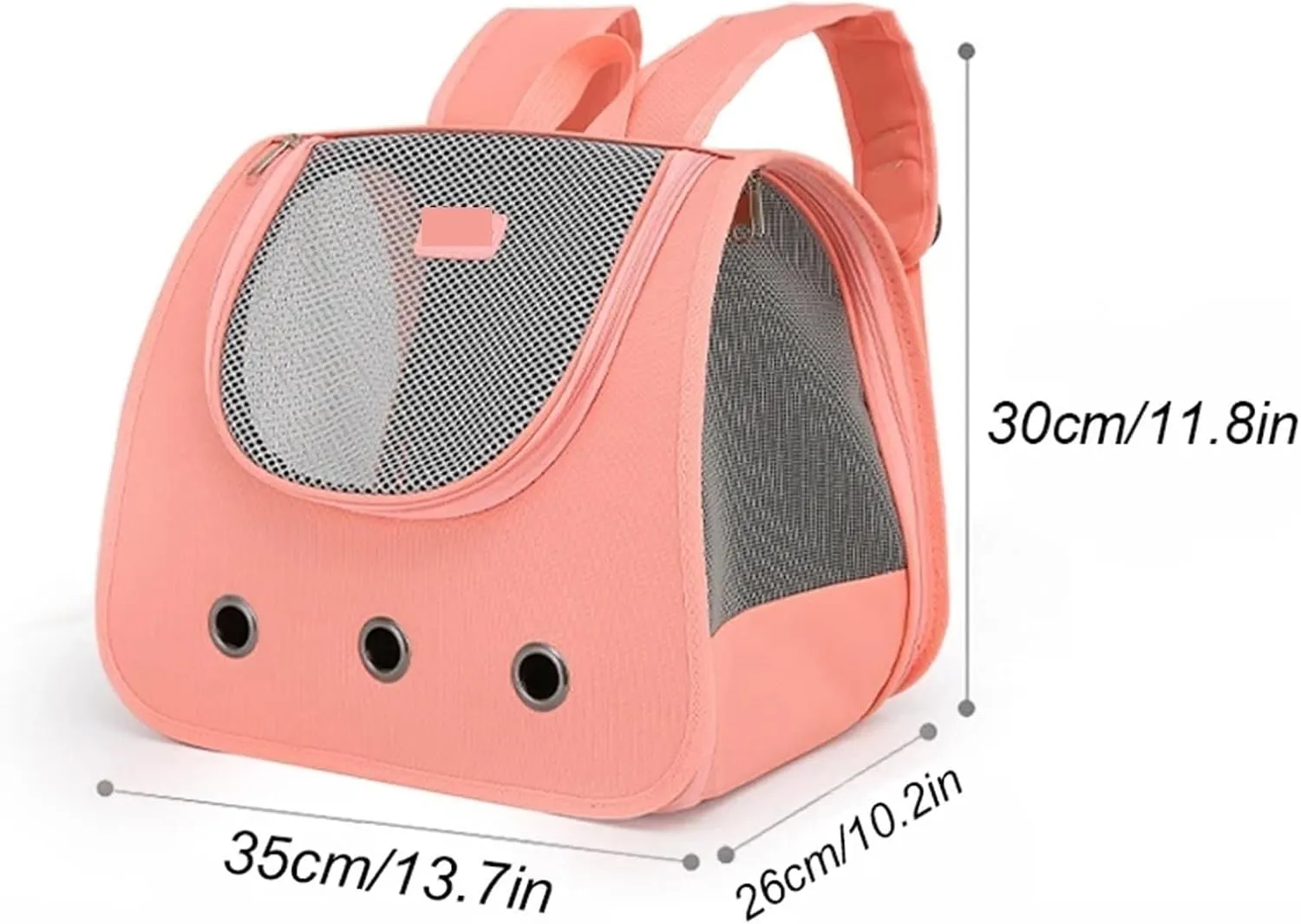 Cat Backpack Supplies Portable Breathable Double Shoulder cat Bag Foldable Puppy Backpack Fashionable and Expandable pet Bag(Green)