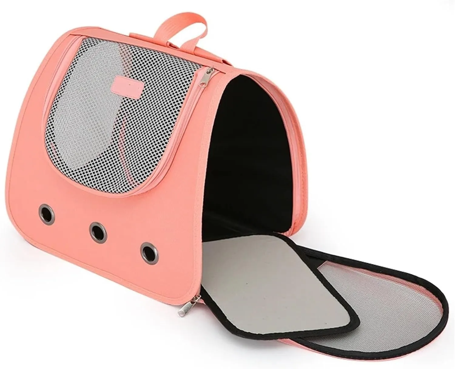 Cat Backpack Supplies Portable Breathable Double Shoulder cat Bag Foldable Puppy Backpack Fashionable and Expandable pet Bag(Green)