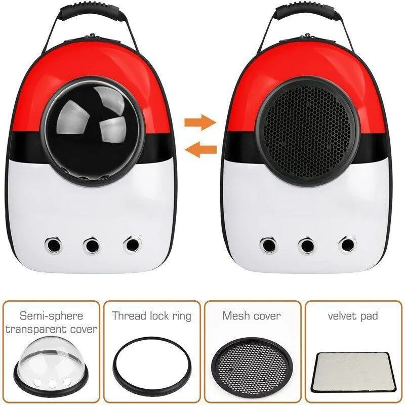 Cat Dog Backpack Carrier Breathable Pet Carrier Bag for Outdoor Travel