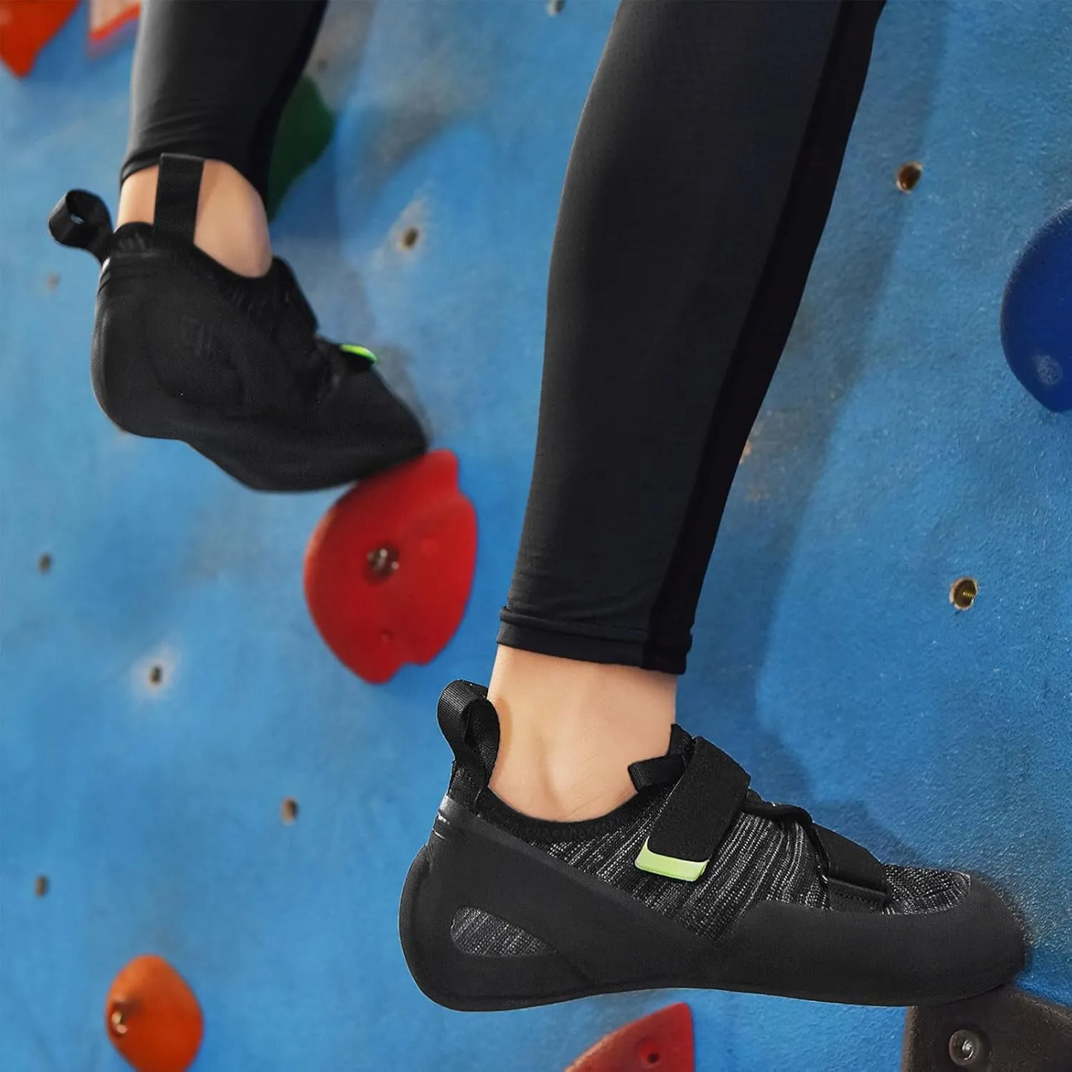 CAVSOIR Mens Climbing Shoes Bouldering Shoes for Sport Climbing and Bouldering Introductory Training Breathable Comfortable Rock Climbing Shoes