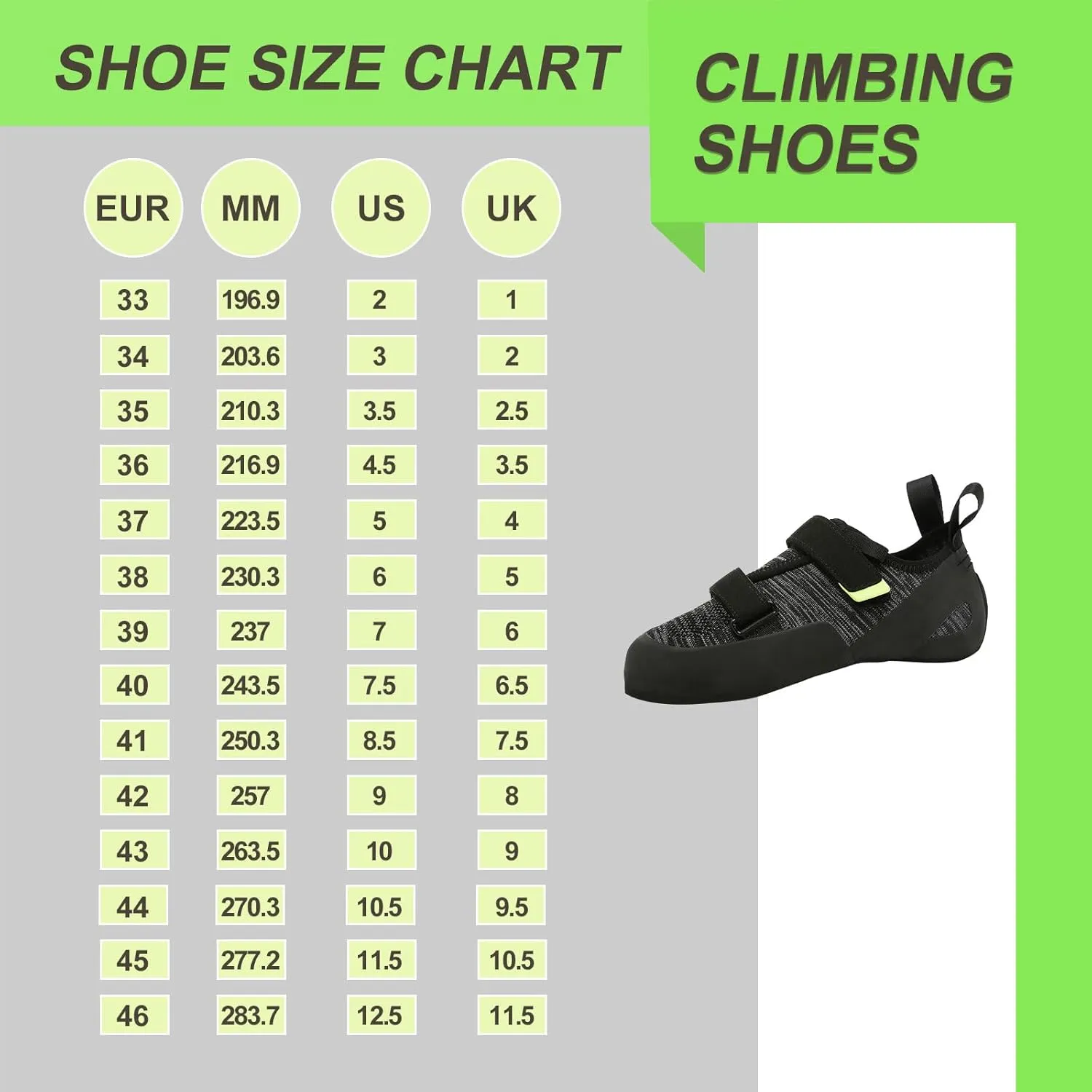 CAVSOIR Mens Climbing Shoes Bouldering Shoes for Sport Climbing and Bouldering Introductory Training Breathable Comfortable Rock Climbing Shoes