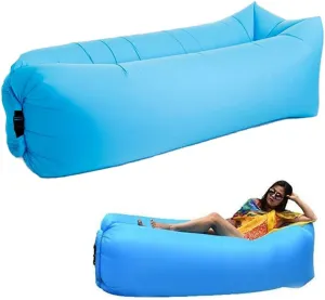 CCDXD Air Sofa, Inflatable Lounger Inflatable Couch for Travelling, Outdoor, Camping, Hiking, Beach Parties, Picnic, Backyard, Lakeside, air Hammock Inflatable Lounger