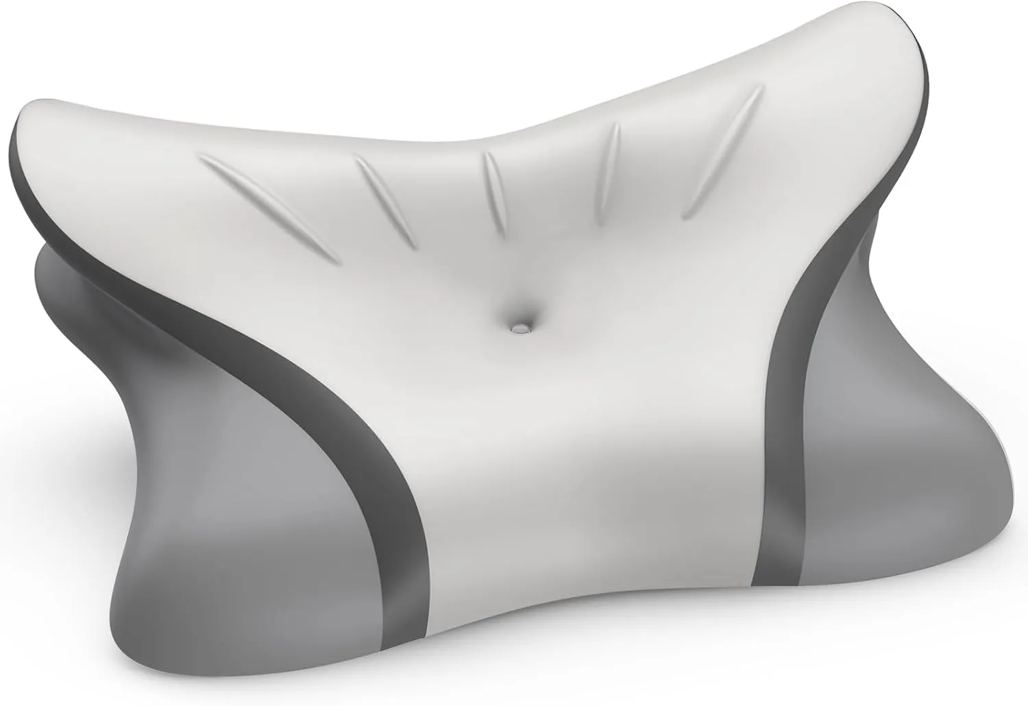 Cervical Neck Pillow - Cooling Neck Pillows for Pain Relief, Ergonomic Pillow for Sleeping, Orthopedic Contour Memory Foam Pillows (Dark Grey)