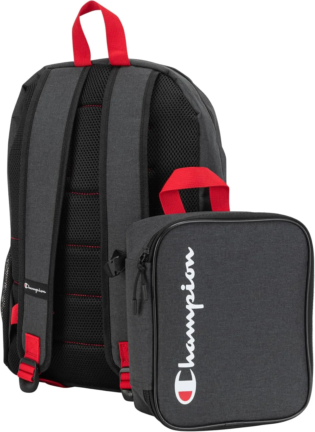 Champion Mode Lunch Kit & Backpack, Black Combo, One Size