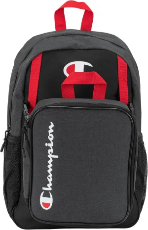 Champion Mode Lunch Kit & Backpack, Black Combo, One Size