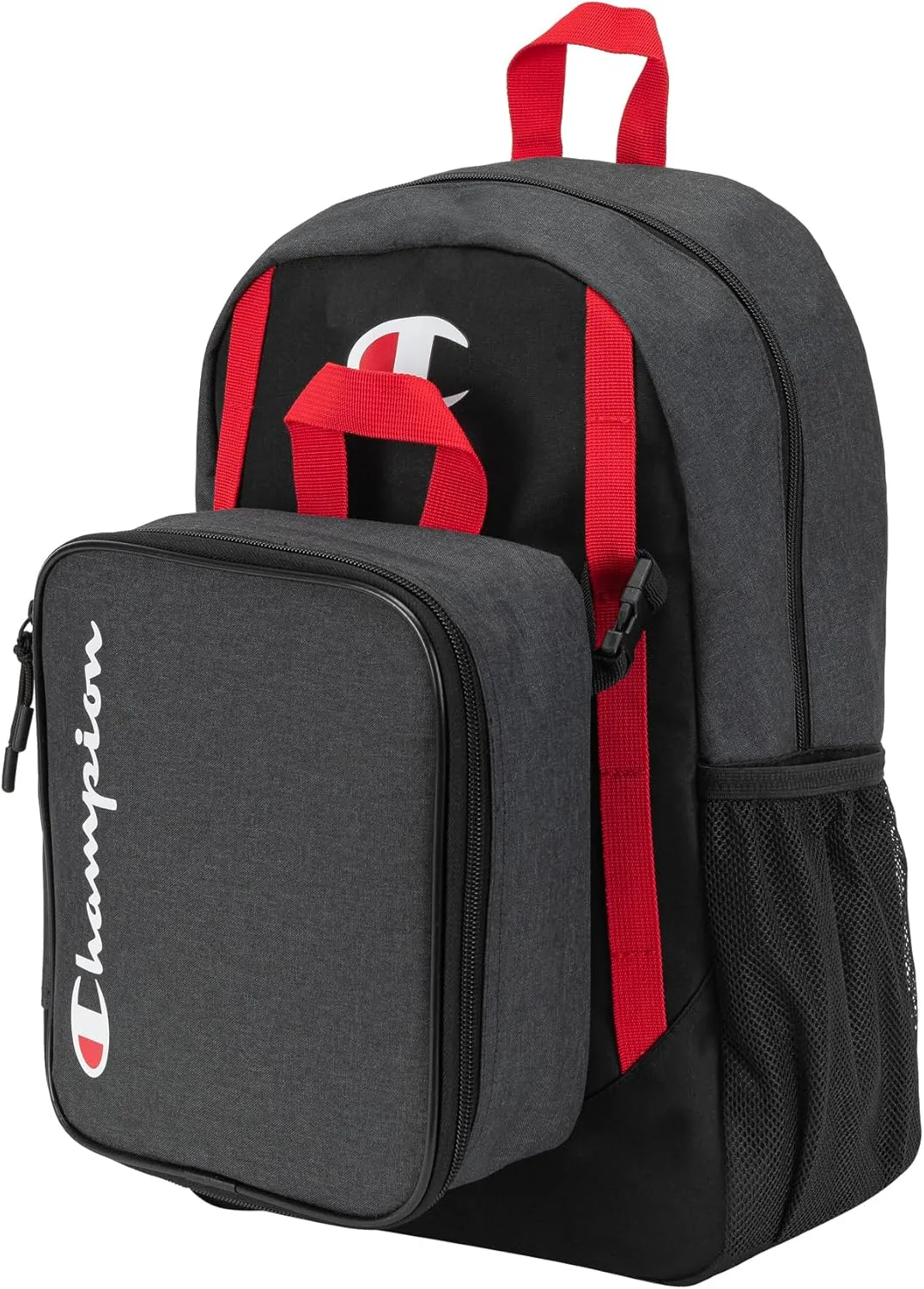 Champion Mode Lunch Kit & Backpack, Black Combo, One Size