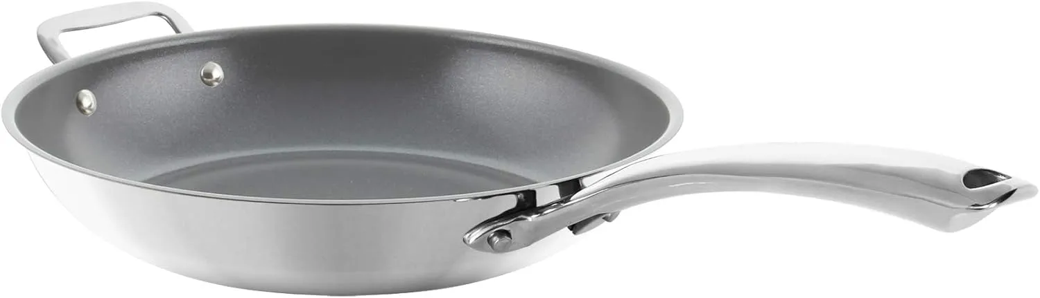 Chantal 3.Clad Tri-Ply 11 inch Non-Stick Fry Pan, Ceramic Nonstick Coating