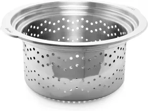 Chantal Steamer Pasta Insert, 6 quart capacity, Stainless Steel