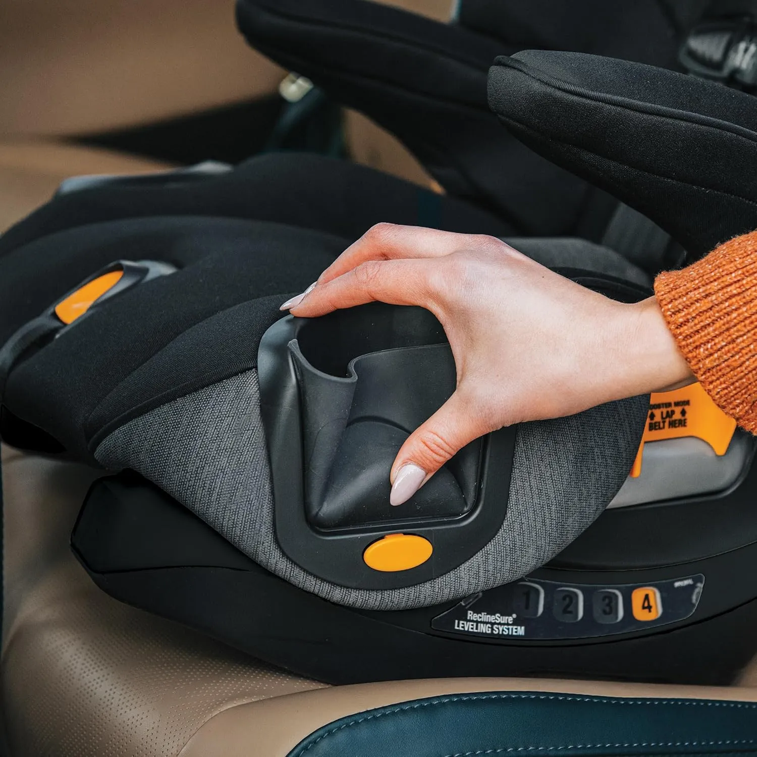 Chicco MyFit® 2-in1 Harness Booster Car Seat, 5-Point Harness Car Seat and High Back Booster, for Children 26.5-100 lbs. | Iron/Black