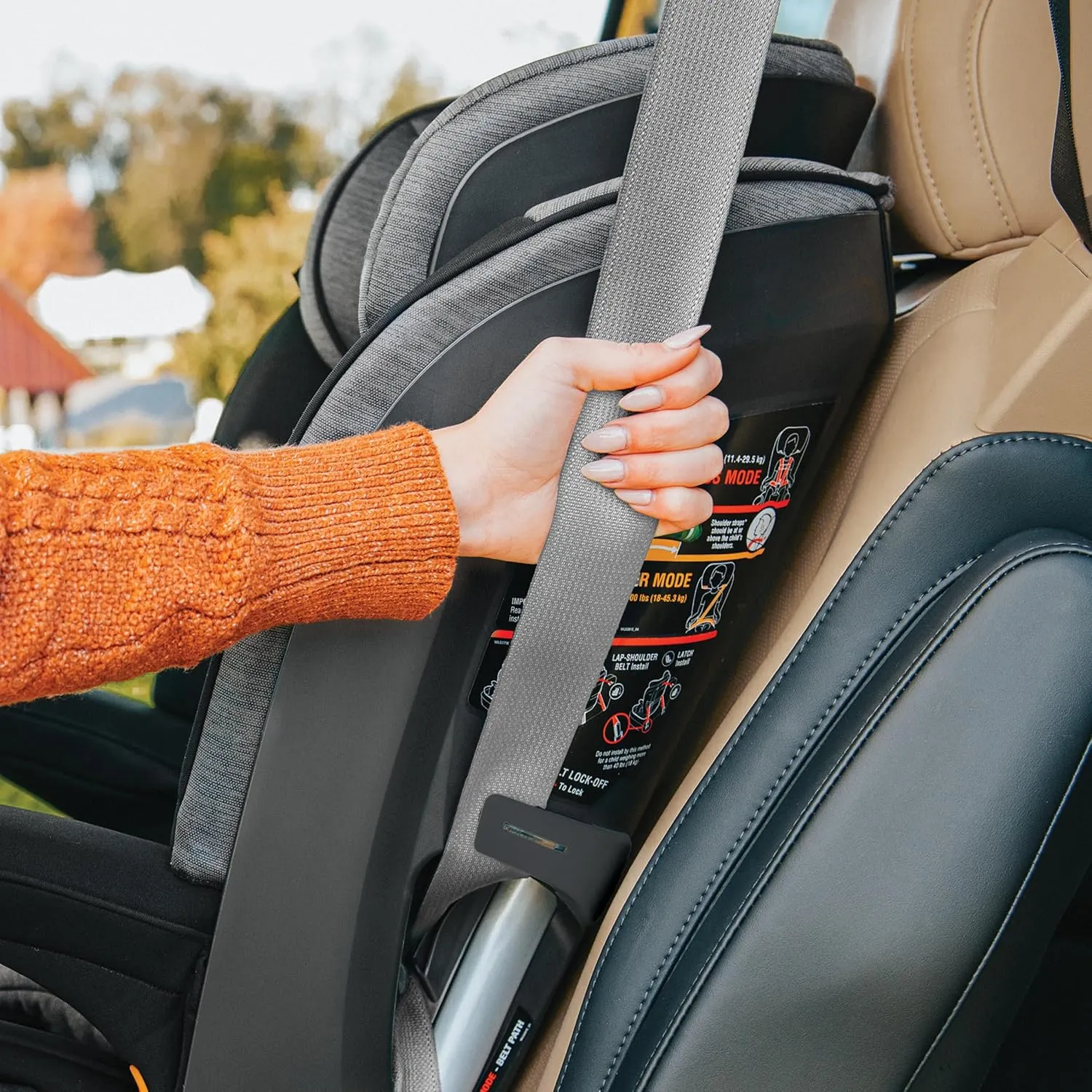 Chicco MyFit® 2-in1 Harness Booster Car Seat, 5-Point Harness Car Seat and High Back Booster, for Children 26.5-100 lbs. | Iron/Black