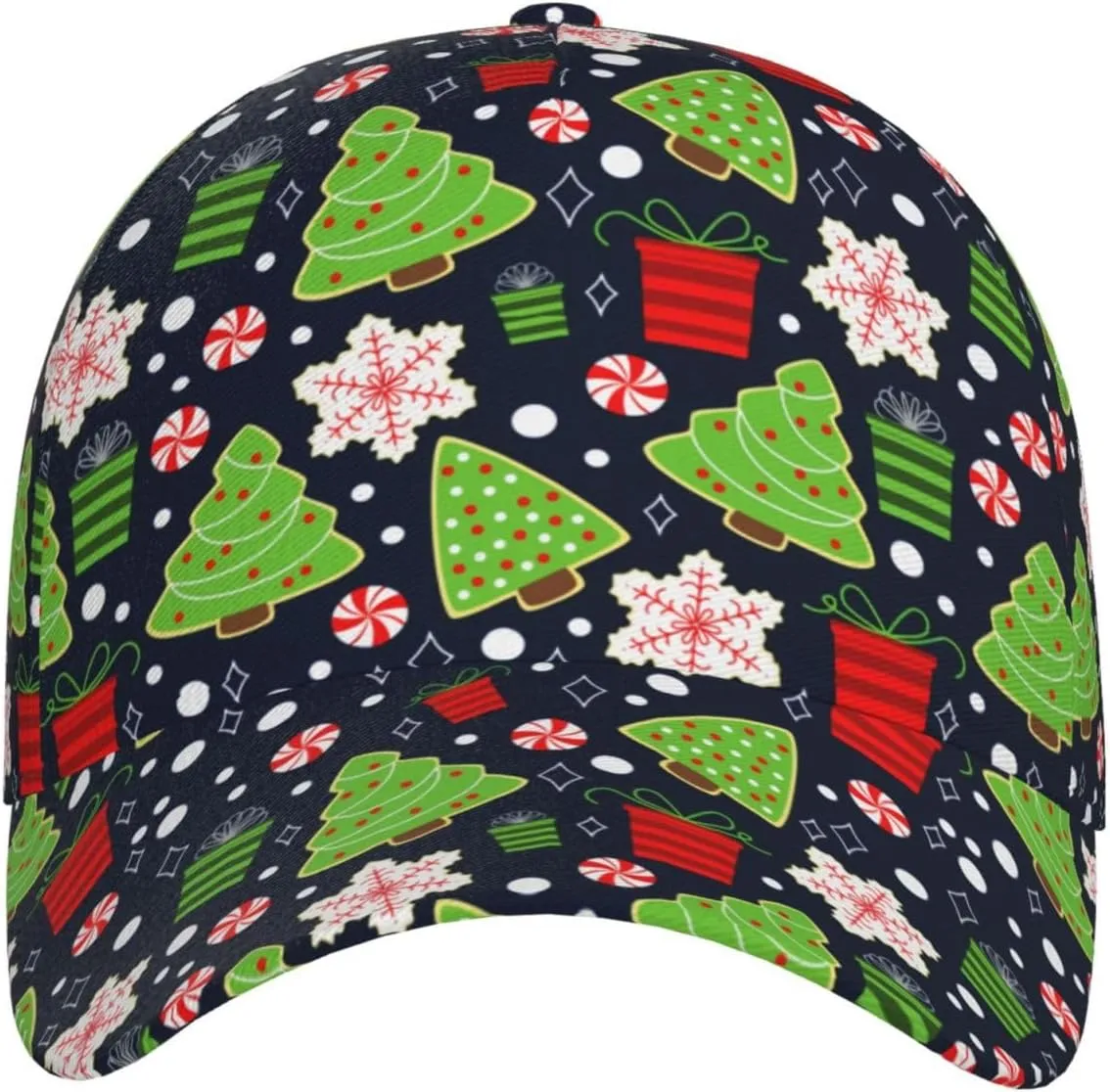 Christmas Cap Xmas Holiday Baseball Hats Fashion Sun Cap Packable Outdoor Running hat for Women and Men