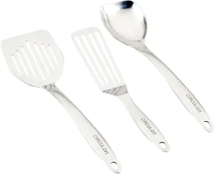 Circulon Tools and Gadgets Stainless Steel Kitchen/Cooking/Utensils Set, 3 Piece