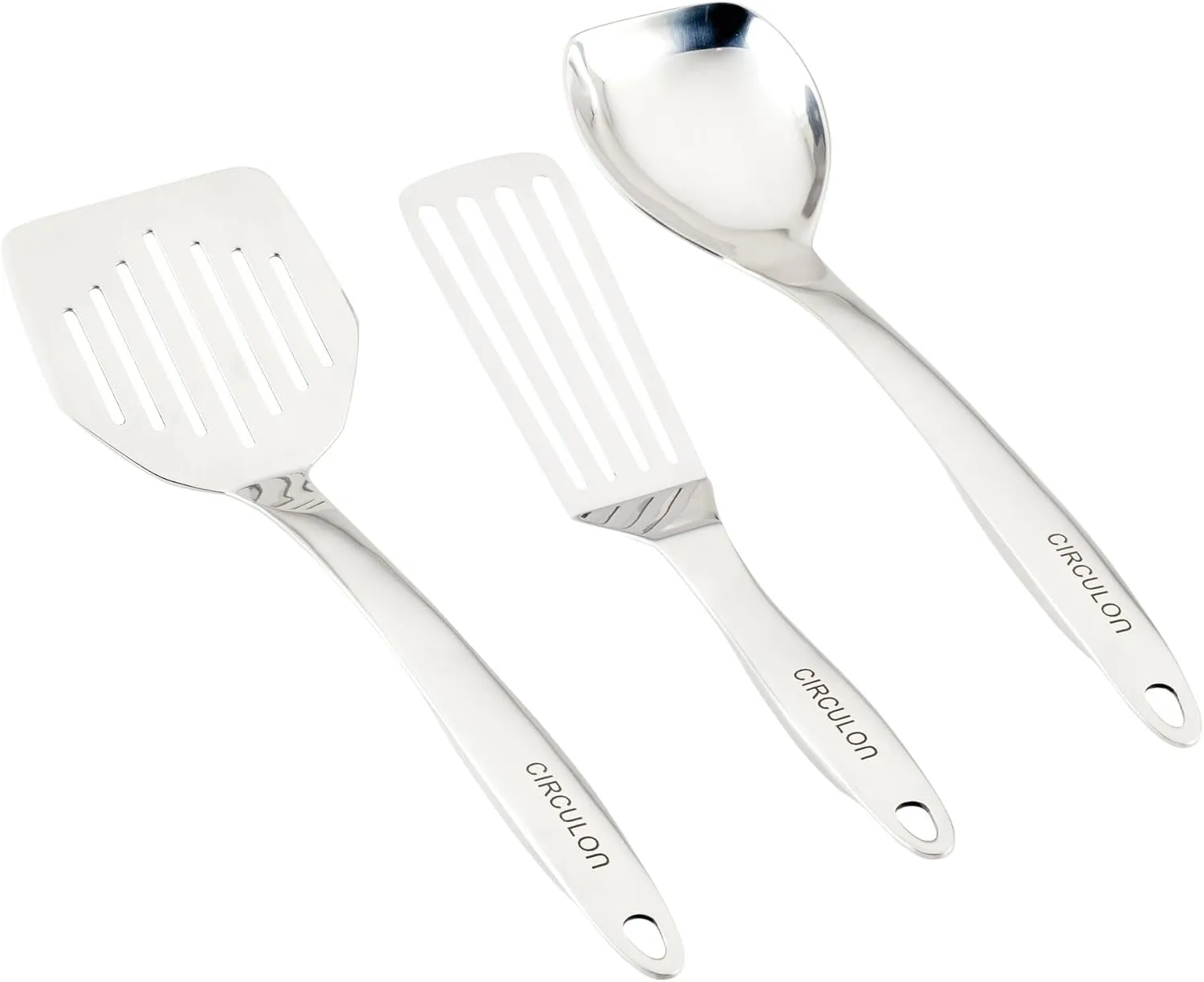 Circulon Tools and Gadgets Stainless Steel Kitchen/Cooking/Utensils Set, 3 Piece