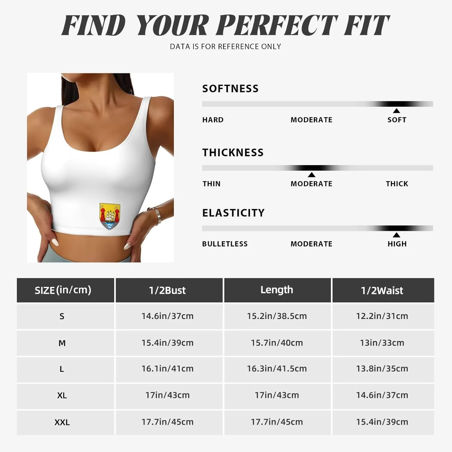 Coat of Arms of Cork Sports Bras for Women Yoga Gym Stretch Women's Sports Bra Workout Tops