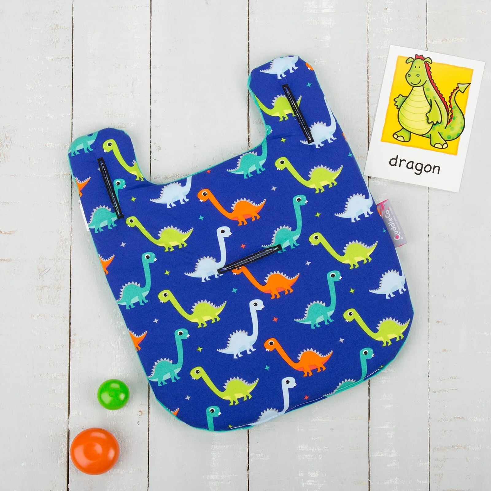 Comfi-Cush  Mini Memory Foam Stroller Cushion - Dinosaur Fun