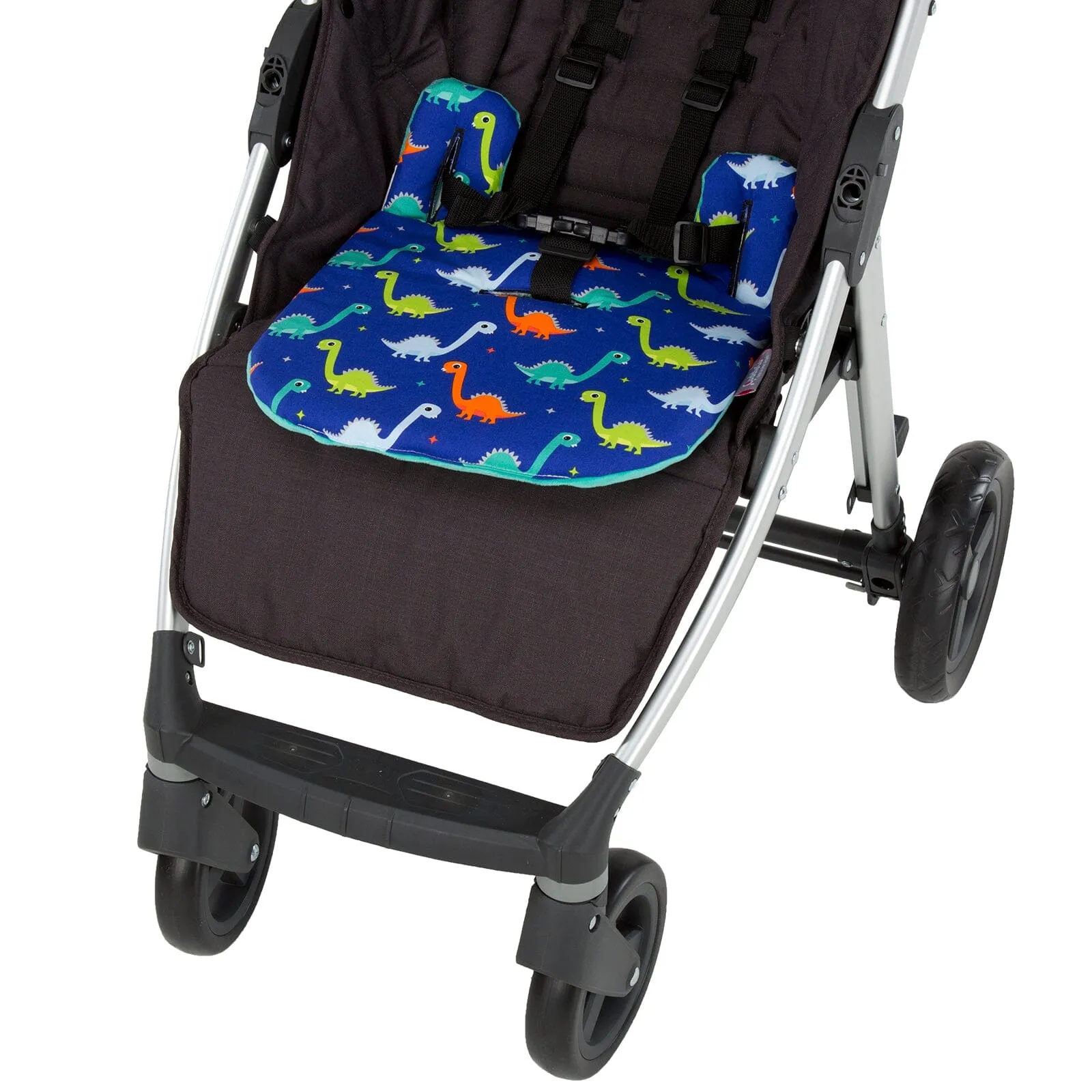 Comfi-Cush  Mini Memory Foam Stroller Cushion - Dinosaur Fun