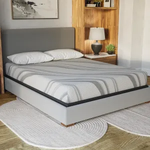 Comfortable Twin XL Mattress for Restful Sleep, Responsive Gel Memory Foam, Cooling Fabric